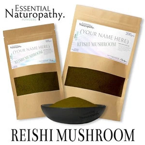 REISHI MUSHROOM POWDER 100% Certified Organic (Ganoderma lucidum) PREMIUM REISHI - Picture 1 of 1