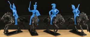 Reamsa Napoleonic French Cavalry - 4 in 4 poses on Italeri Cloned Horses - 54mm - Picture 1 of 1