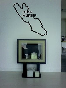 Wandtattoo Insel Murter, Kroatien, aus Wandfolie geschnitten, wallart - Bild 1 von 6
