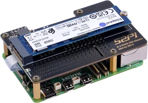Adaptador Geeekpi N04 M.2 Nvme a Pcie para Raspberry Pi 5, Soporte M.2 Nvme SSD 22 - Imagen 1 de 12