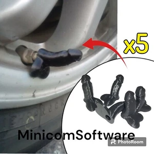 Dick Tire Cap | Penis Tire Cap | Wheel Cap | For Bikes/Car Prank/Wedding Gags 5 - Picture 1 of 3