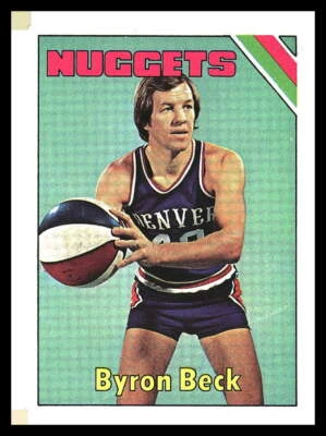 1975-76 Topps BASKETBALL Byron Beck #258 - Image 1 of 2