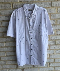 Magellan Outdoors Summerville Print Short Sleeve Button Up Shirt Men's Size 2XL. - Picture 1 of 7