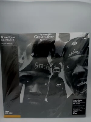 RARE GRAVEDIGGAZ 6 FEET DEEP BLACK/SILVER SPLATTER VMP RAP Brand New Sealed - Image 1 of 3