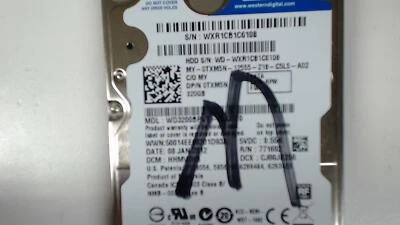 Genuine Western Digital SATA WD3200BPVT 320GB 8MB 2.5" 0TXM5N - Image 1 of 2