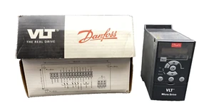 DANFOSS 132F0001 VLT MICRO DRIVE FC-051PK18S20H3XXCXXXSXXX 0.18kW 0.25HP - Picture 1 of 8