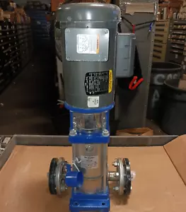 GOULDS G&L 1-/4" SS MULTI-STAGE CENTRIFUGAL PUMP 1-1/2 HP 115/230 VAC 1SVD1F4E0 - Picture 1 of 10