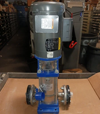 GOULDS G&L 1-/4" SS MULTI-STAGE CENTRIFUGAL PUMP 1-1/2 HP 115/230 VAC 1SVD1F4E0 - Image 1 of 4