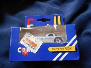1988 Corgi Mercedes 300SL Gullwing: Gray w/red interior, opening doors. Unopened - Picture 1 of 5