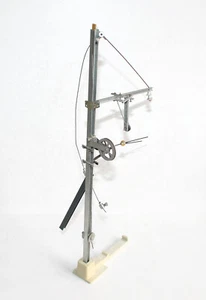 TRES RARE! O / 0 CATENAIRE PYLONE A CALE DE ROUE TENSION TENDEUR DE CABLE H:38cm - Imagen 1 de 8