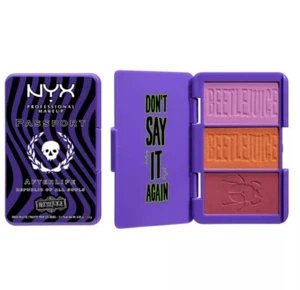 NYX Beetlejuice Afterlife Passport Cheek Palette Halloween Limited Edition New - Picture 1 of 3