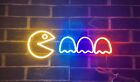 Pacman PAC Ghosts Game 14"x5" DEL vive personnalisée lampe néon lumière flex acrylique