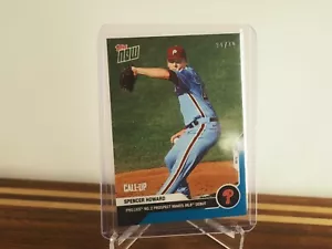 Spencer Howard - MLB TOPPS NOW Card 83 - Print Run: 1040 blue 34/49 rare foil - Picture 1 of 2