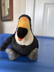 Webkinz Toco Toucan Plush Stuffed Animal HM223 Ganz Black No Code - Picture 1 of 4