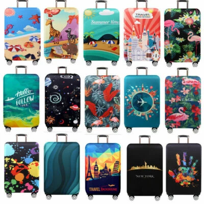 18"-32" Protector Maleta Equipaje Cubierta Antipolvo Protector Elástico Anti Arañazos Q3 Foto 1 de 4