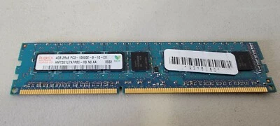 Hynix 4GB PC3-10600E DDR3 ECC Unbuffered 2Rx8 HMT351U7AFR8C-H9 NO AA - Image 1 of 3
