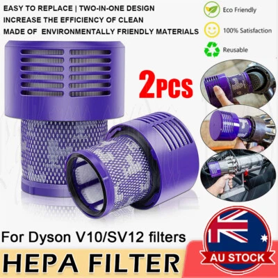 2 Pack For DYSON V10 Filter Genuine Cyclone Animal Absolute Total Clean Washable - image 1 of 4