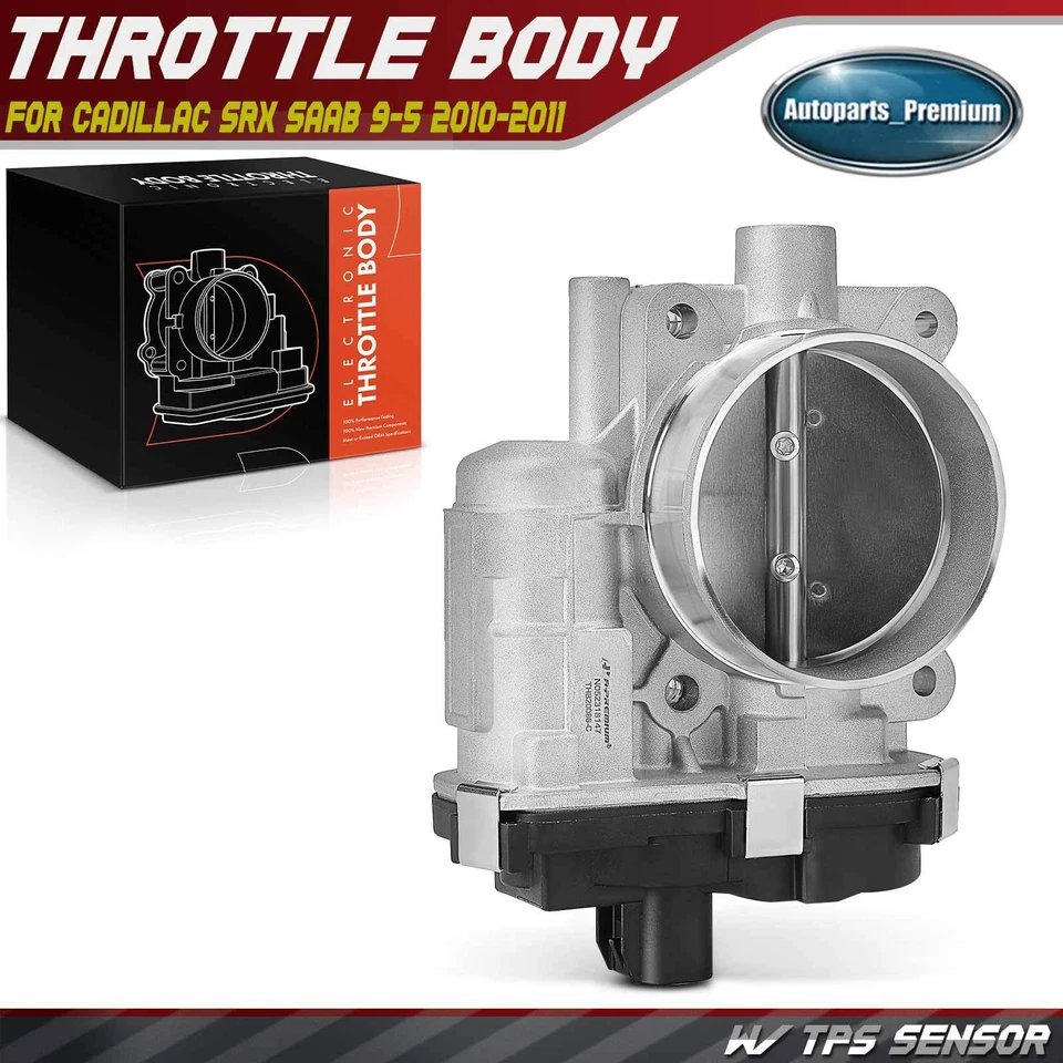 Cuerpo del acelerador de inyección de combustible con sensor TPS para Cadillac SRX Saab 9-5 2010-2011 Foto 1 de 4