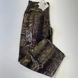 NWT LongLeaf Green Camo Adjustable Youth 6 Pocket Pants Twill Size Large - Picture 1 of 9