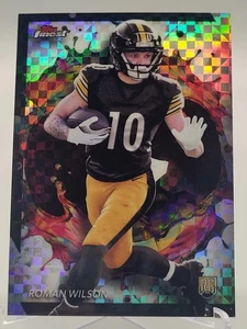 Tarjeta de novato Steelers NFL 274 Topps 2024 mejor tablero de ajedrez romano Wilson raro - Imagen 1 de 2