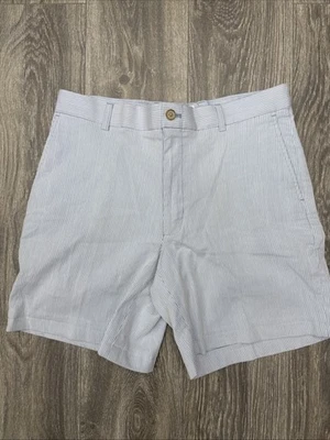 Southern Tide Skipjack Shorts Blue Seersucker Preppy Chino Men's size 34 - Image 1 of 4