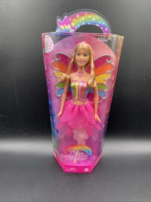 (NUEVO EN CAJA) 2006 Barbie Fairytopia Magic of the Rainbow Elina Fairy Doll Mattel Foto 1 de 4