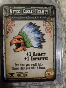 Aztec Eagle Helm Promo Card Shadows Of Brimstone - Picture 1 of 1