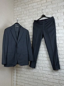 Mens Pal Zilieri Vicenza Wool Gray Suit Blazer & Pant Size 50 R - Picture 1 of 24