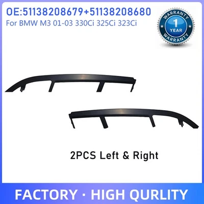 2pcs Headlight Filler Set For BMW M3 01-03 330Ci 325Ci 323Ci Left & Right Lower - Изображение 1 из 4