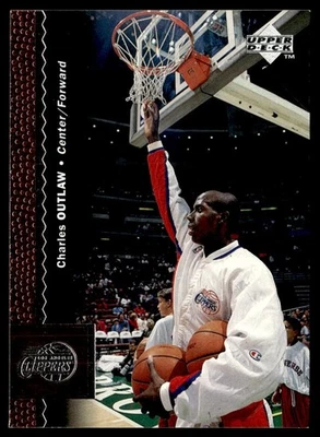 1996-97 Upper Deck Charles Outlaw Los Angeles Clippers #233 - Image 1 of 2