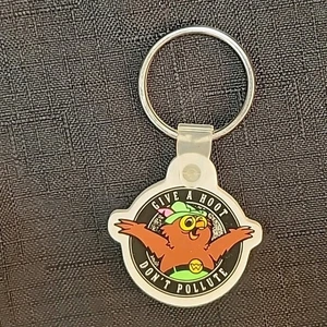 Schlüsselanhänger Give a Hoot Dont Pollute  - Bild 1 von 7