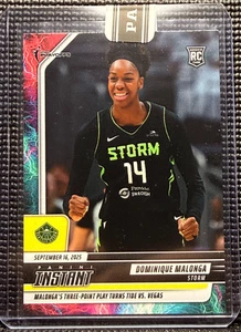 🏀 Dominique Malonga - RC - 5/5 -  Lightning - 2025 Panini Instant WNBA - Free S - Picture 1 of 8