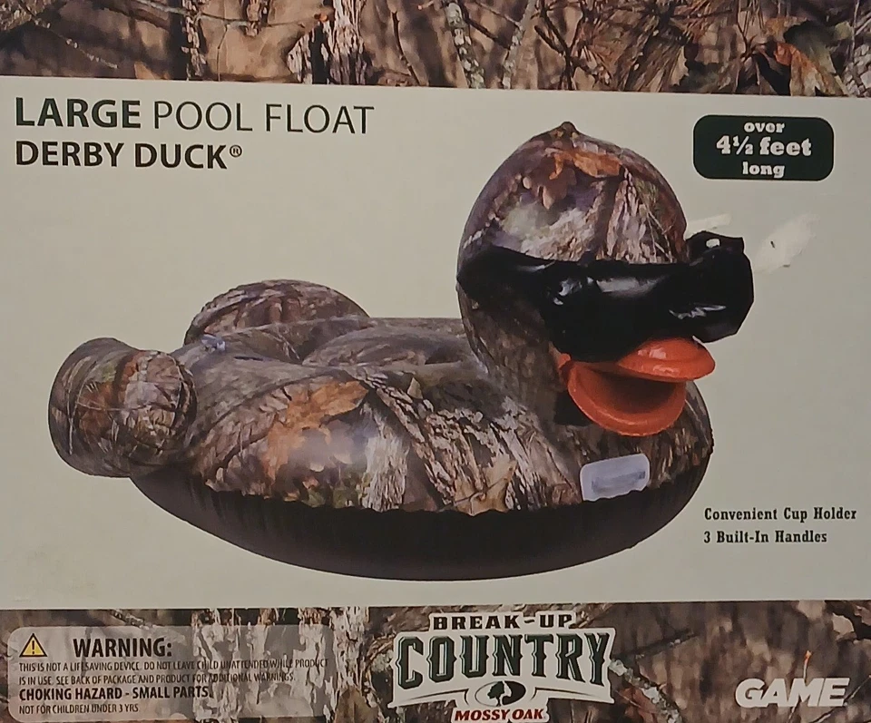 Juego Grande Camuflaje Derby Pato Piscina Flotador 51394 Foto 1 de 1