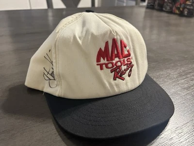 Mac Tools World Of Outlaws Sprint Car Racing SnapBack Sombrero Autógrafo Steve Kinser Foto 1 de 4