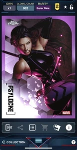 Marvel Collect - Chrome Psylocke AWARD Super Rare *DIGITAL - Bild 1 von 2