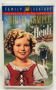Heidi (1937) Shirley Temple Collection 1994 Color Version VHS Tape - Picture 1 of 2