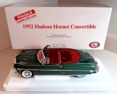 DANBURY MINT ACME 1952 HUDSON HORNET CONVERITIBLE 1:18 SCALE MINTY NEW - Image 1 of 4