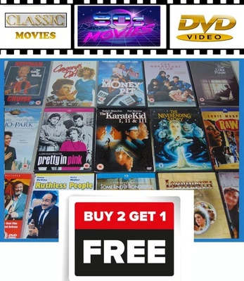 Classic 1980s 80s Movies Film DVD (Action Comedy Drama Romance Fantasy Sci-Fi) - Image 1 of 2