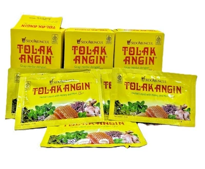 SidoMuncul Tolak Angin с медом и мятой травяной жидкий напиток 15 мл x 5 -3 коробки - Изображение 1 из 4