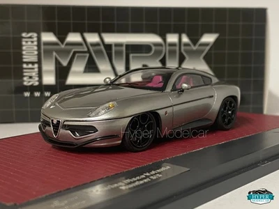 MATRIX SCALE MODELS1/43 Alfa Romeo Disco Volante Touring 2013 SILVER MX40102-033 - Immagine 1 di 3