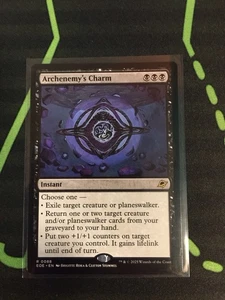MTG Magic The Gathering Archenemy’s Charm EOE Rare Black Instant  - Picture 1 of 1