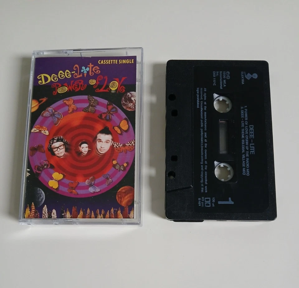 DEEE-LITE  POWER OF LOVE CASSETTE TAPE SINGLE ELEKTRA 1990 - Image 1 of 1