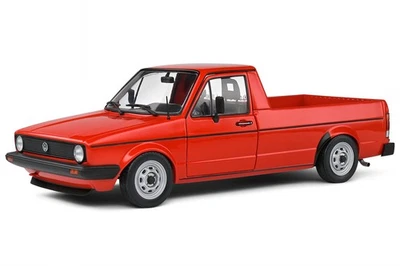 VW Caddy MK1 1983 Red diecast model car S1803511 Solido 1:18 - Image 1 of 4