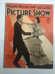 PICTURE SHOW movie Magazine April 4 1936 Eleanor Powell Robert Taylor - Imagen 1 de 5