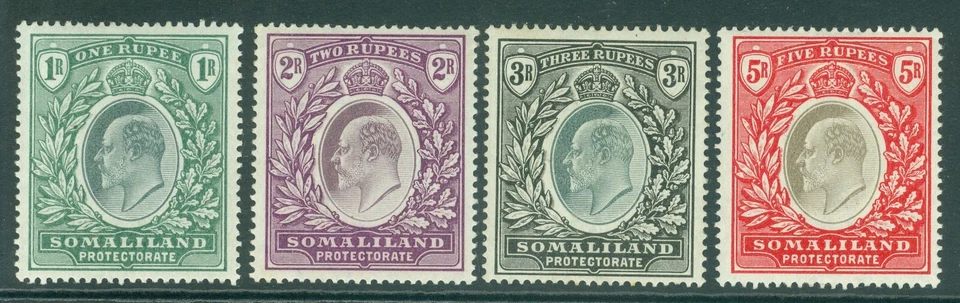 SG 41-44 Somalilandia 1904. 1r-5r. Fino ligeramente montado como nuevo ejemplos CAT £228 Foto 1 de 1