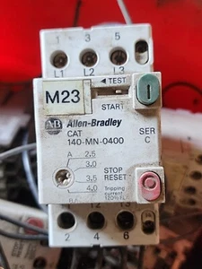 (5) ALLEN BRADLEY 140-MN-0400 SER C   - Picture 1 of 2