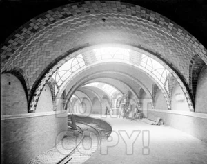 Foto 8x10 City Station túnel de metro de la ciudad de Nueva York, 27-10-1901 - Imagen 1 de 1