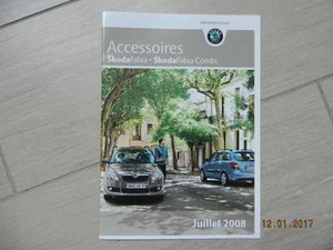 Catalogue Accessoires SKODA FABIA berline & combi juillet 2008 - Picture 1 of 1