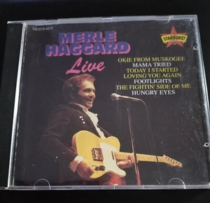 Merle Haggard – Live – 16 TRACK COMPILATION – CD VGC - *0STD POST* - Picture 1 of 3