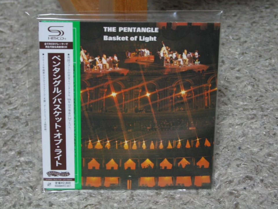 THE PENTANGLE BASKET OF LIGHT REMASTER 4 BONUS RARE OOP JAPAN MINI-LP SHM CD - Image 1 of 1